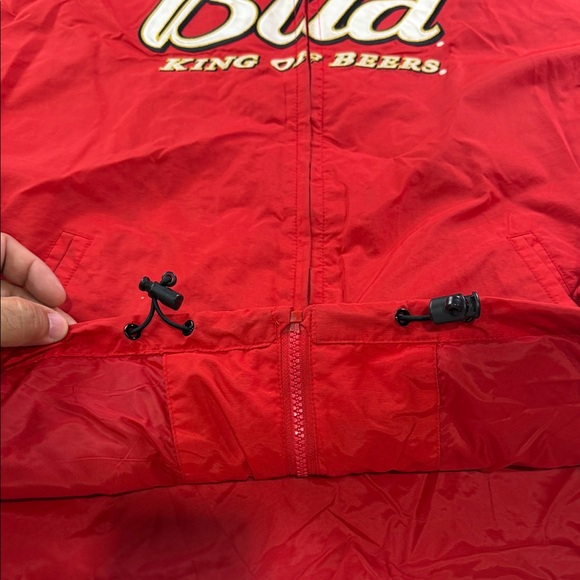 Budweiser Red and Black Windbreaker #8 Dale Jr. - Picture 5 of 16